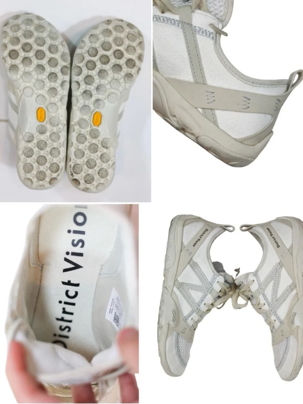 District Vision x New Balance MT100 Cloud Dancer Sneakers Men 8 Women 9.5